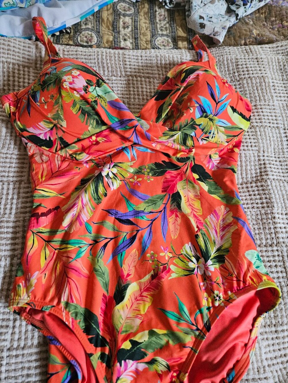 Womens Lands End Swimsuit size 14